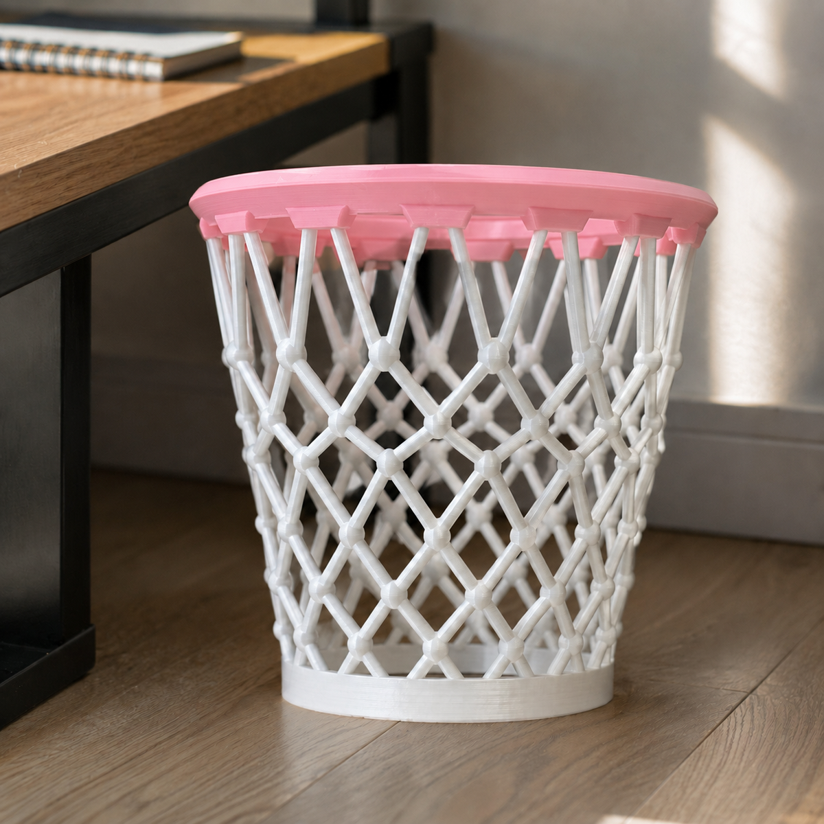 Swish — Cesta branca — Aro Rosa