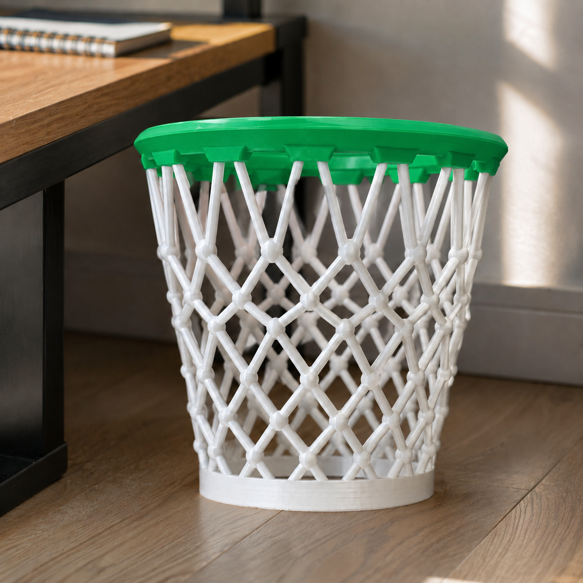 Swish — Cesta branca — Aro Verde