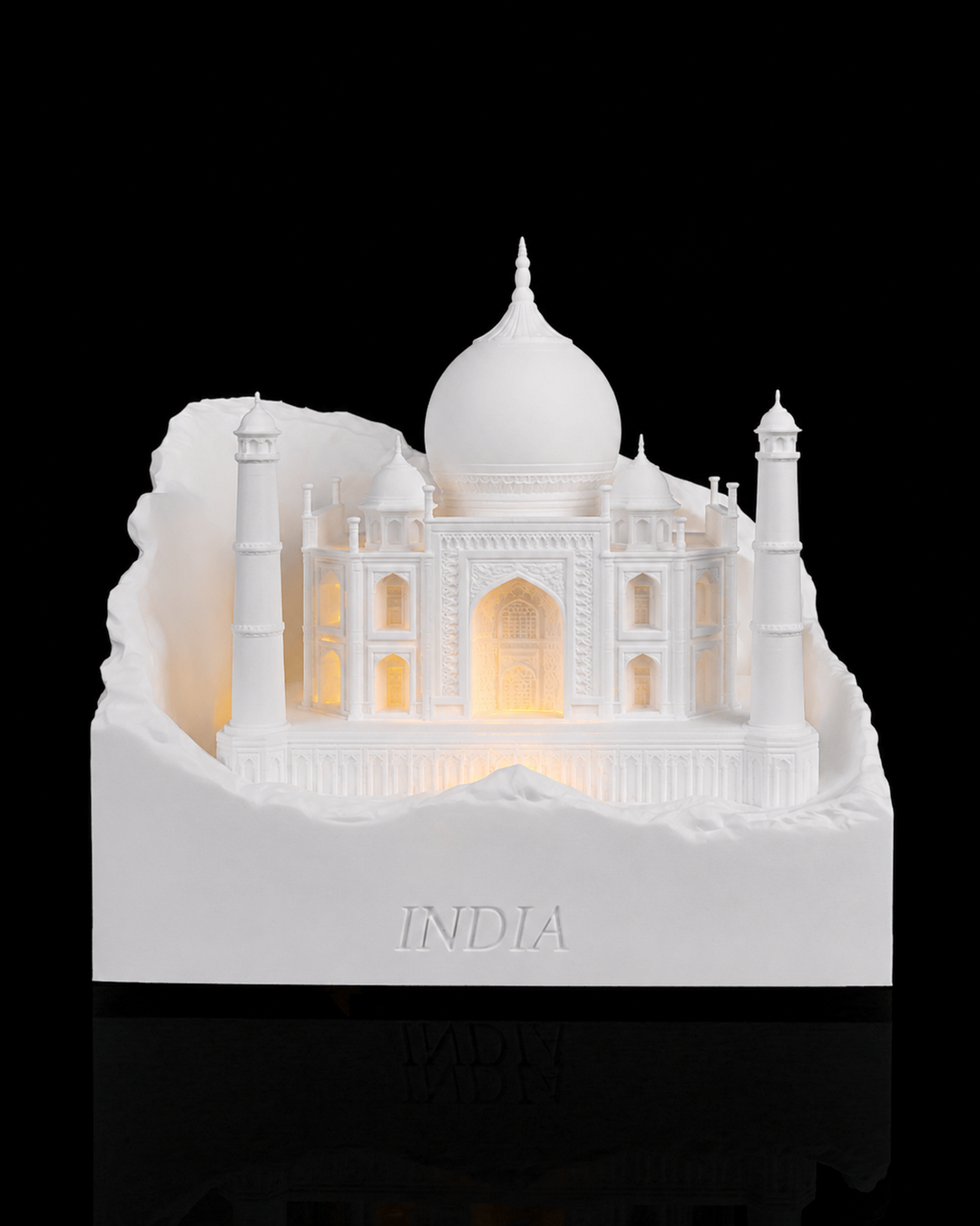 Taj Mahal na cor Branco