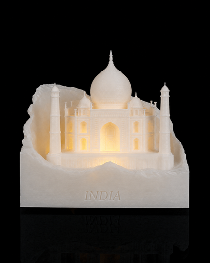 Taj Mahal na cor Translúcido
