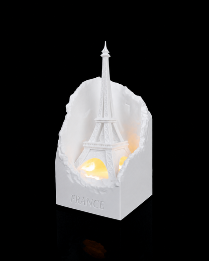 Torre Eiffel na cor Branco