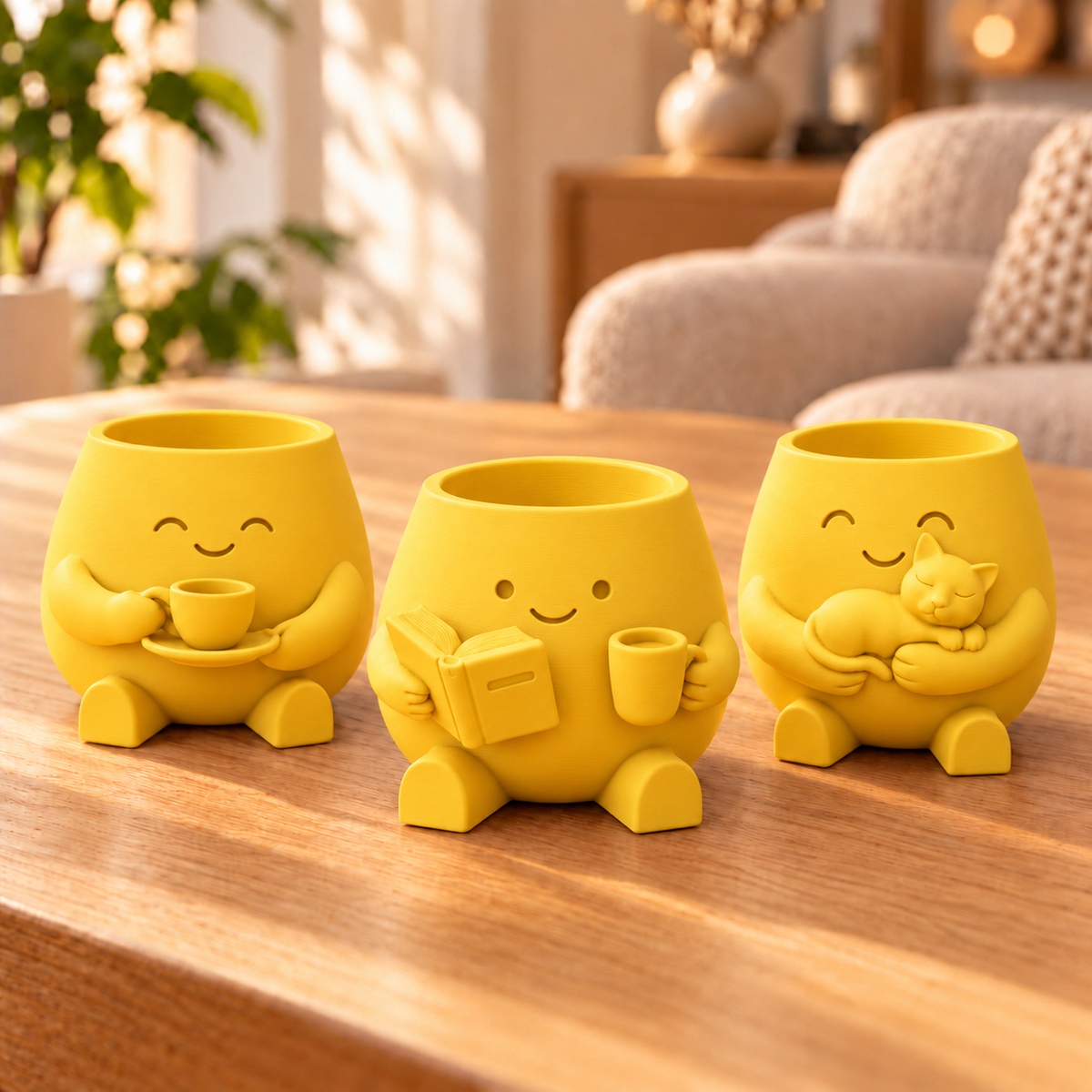 Trio Pequenos Prazeres — Cor: Amarelo