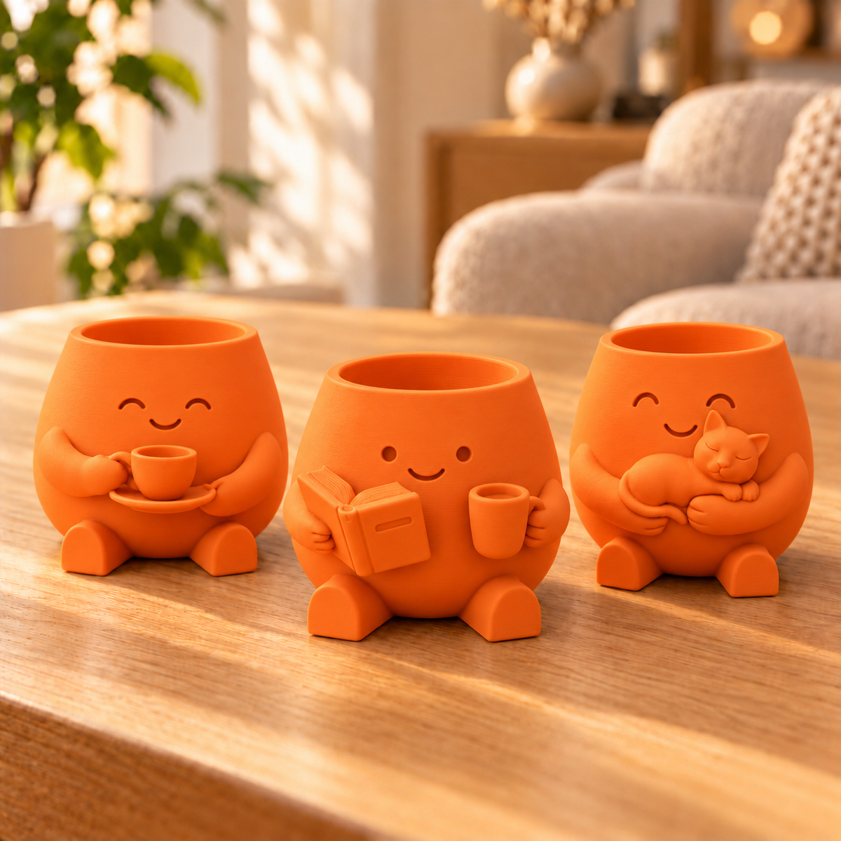 Trio Pequenos Prazeres — Cor: Laranja