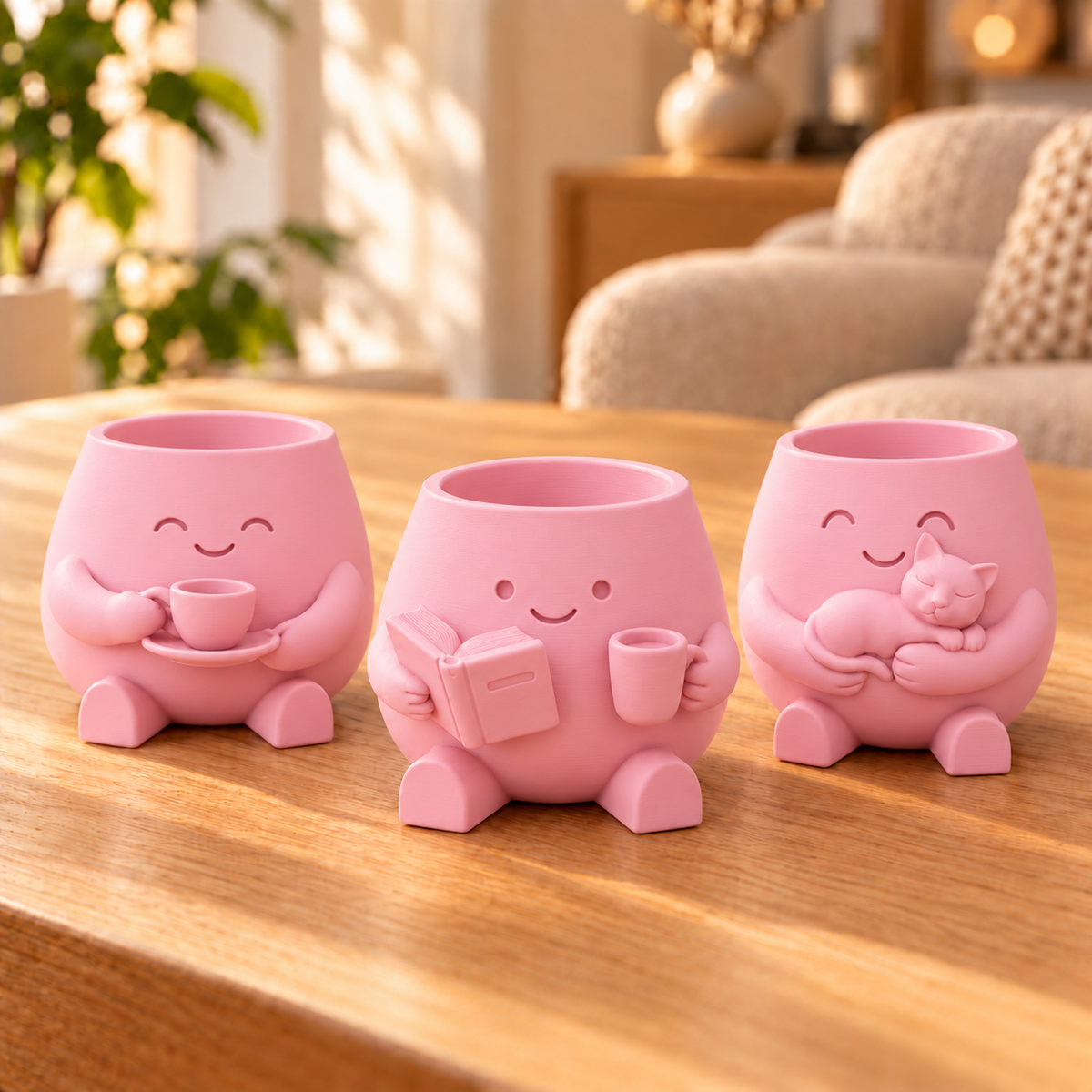 Trio Pequenos Prazeres — Cor: Rosa