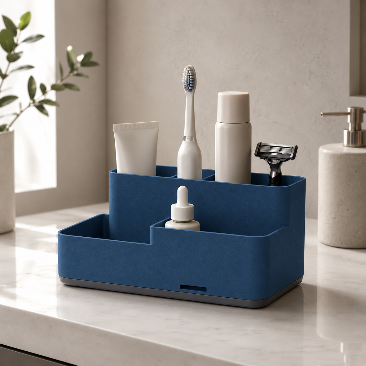 Vanità — Dark Blue — Organizador autodrenante