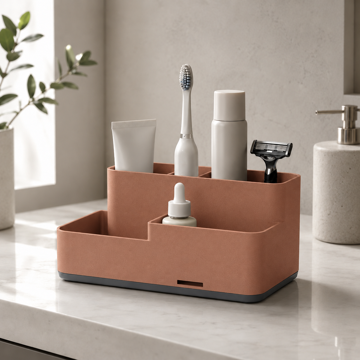 Vanità — Marrom Terracota — Organizador autodrenante