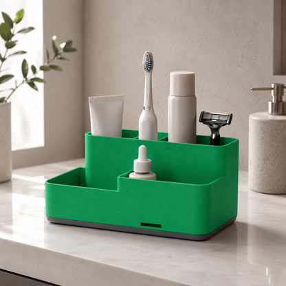 Vanità — Verde — Organizador autodrenante