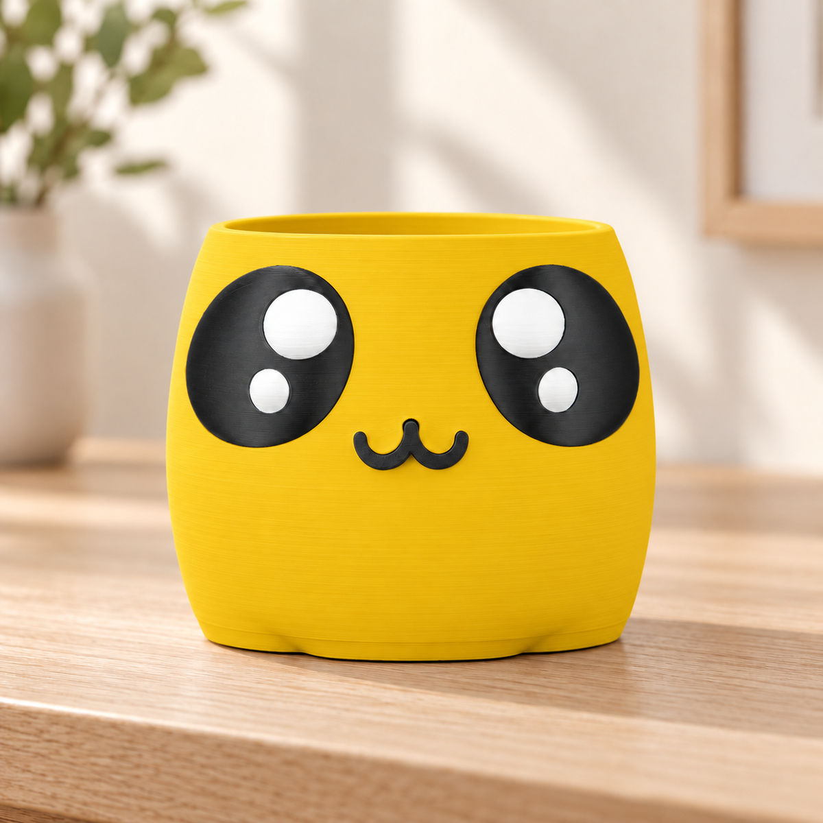 Vaso Carinha — Amarelo — sem planta