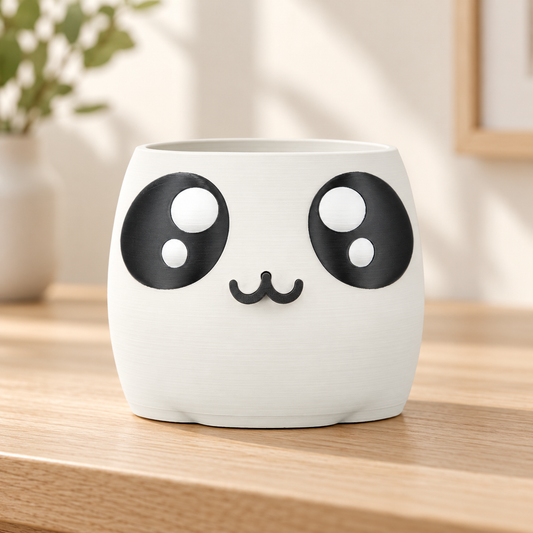 Vaso Carinha — Branco — sem planta