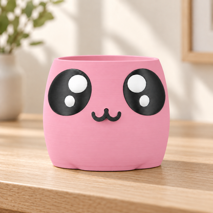 Vaso Carinha — Rosa — sem planta