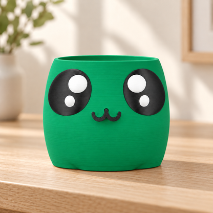 Vaso Carinha — Verde — sem planta