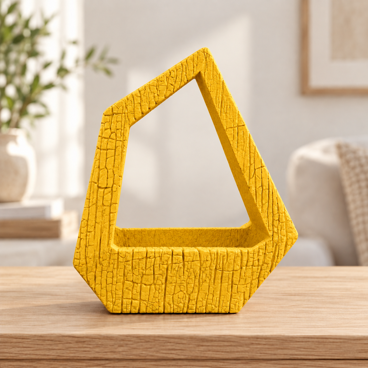 Vaso Obsidiana — Amarelo — sem planta