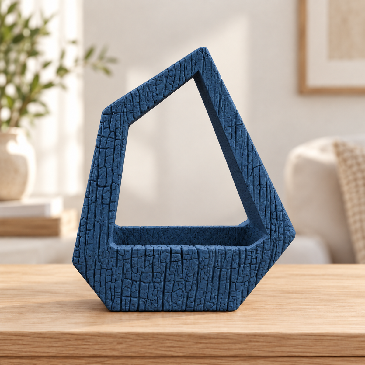 Vaso Obsidiana — Dark Blue — sem planta