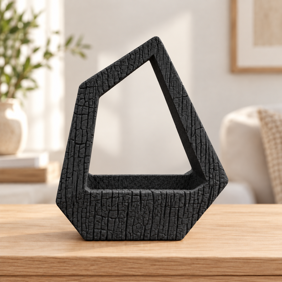 Vaso Obsidiana — Preto — sem planta