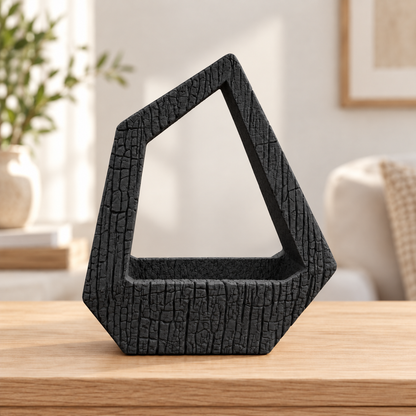 Vaso Obsidiana — Preto — sem planta