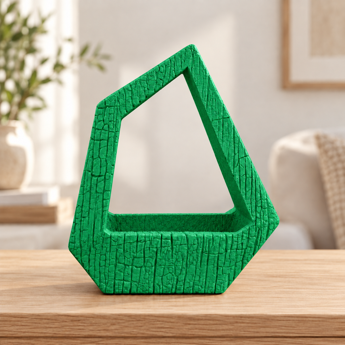 Vaso Obsidiana — Verde — sem planta