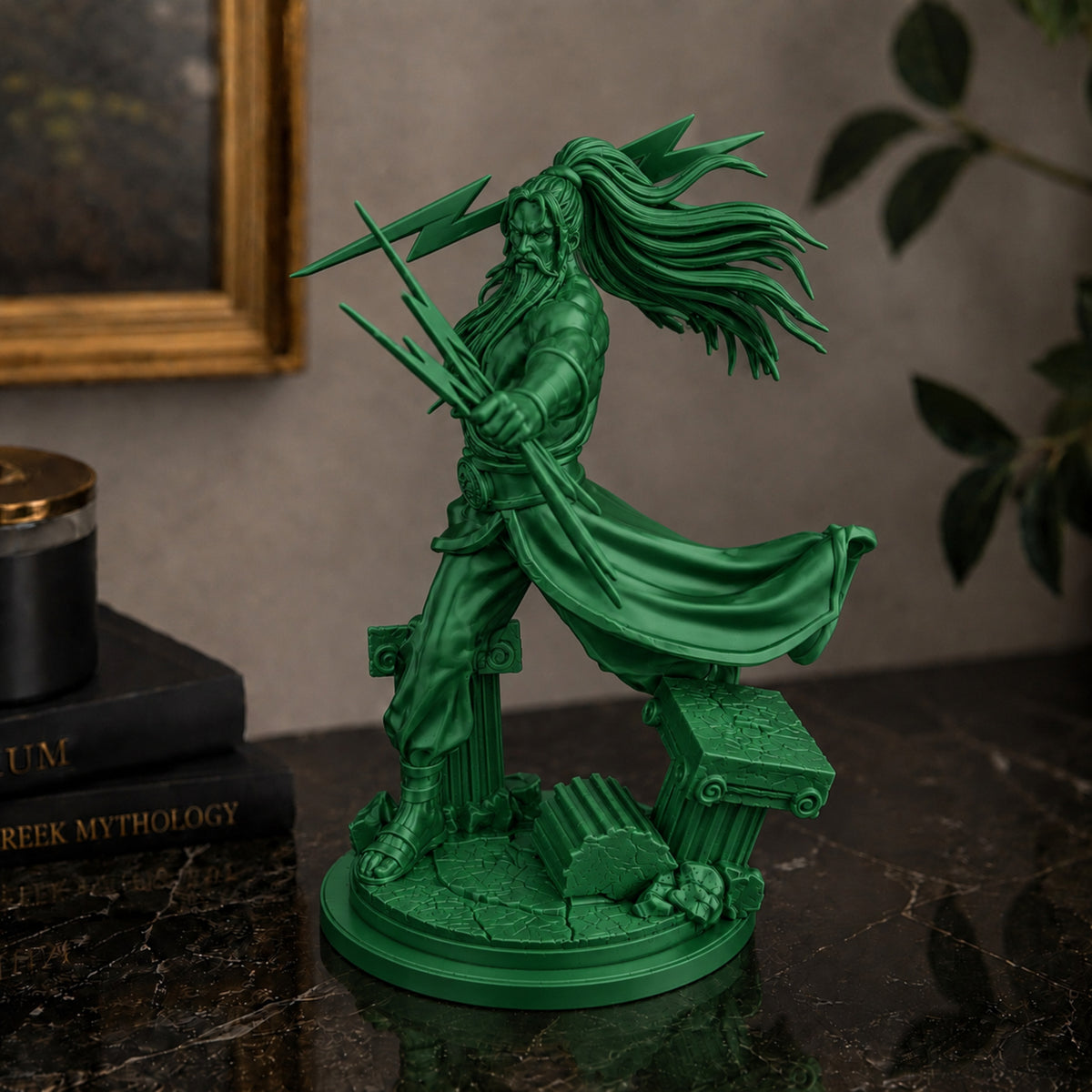 Estátua Zeus - Holly Green